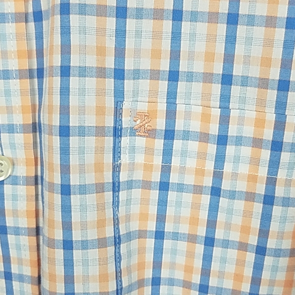 SOLD EBAY Izod Premium Essentials Plaid Button Down XL - Picture 3 of 6